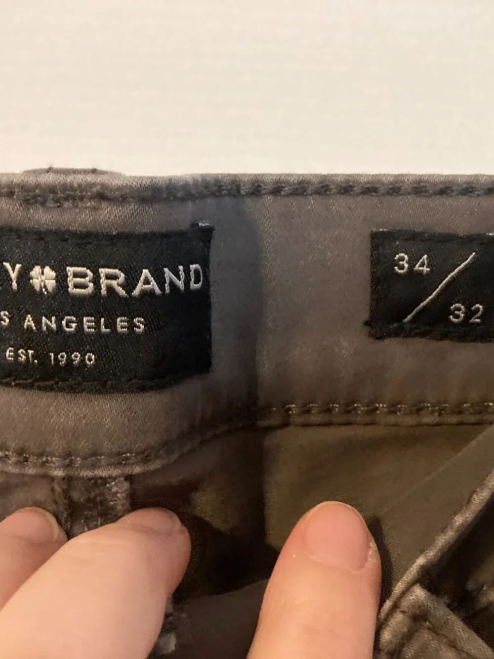 Lucky Brand Men's Gray 